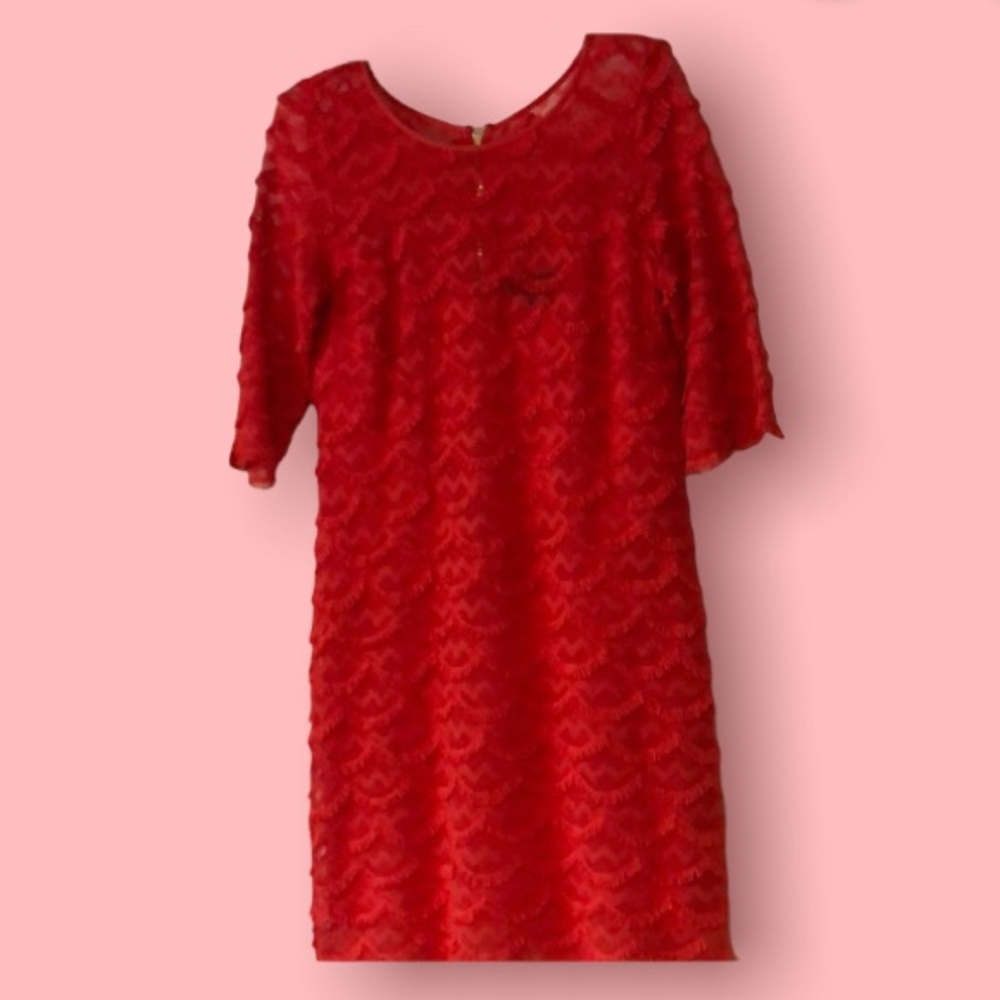 Jessica Howard Women’s dress size 6 red fringe
